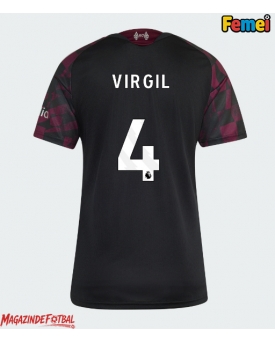 Liverpool Virgil van Dijk #4 Tricou Fotbal Replică 2026-27 Femei Treilea
